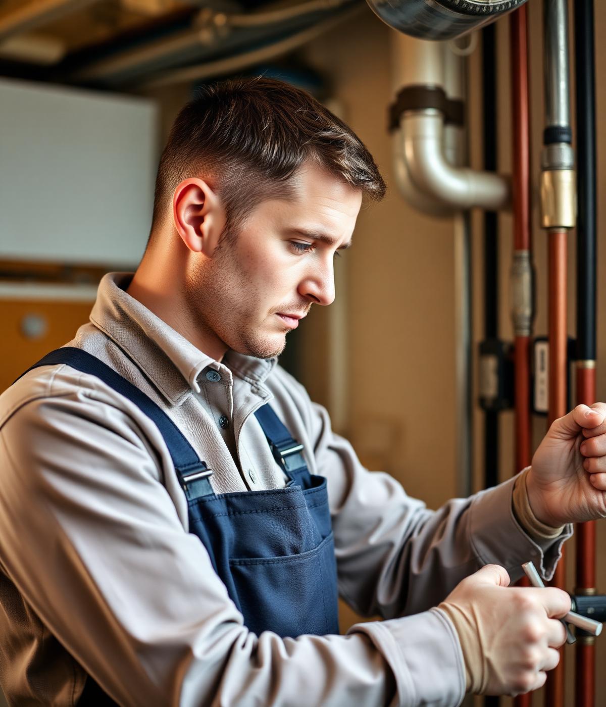 Handwerker bei der Arbeit